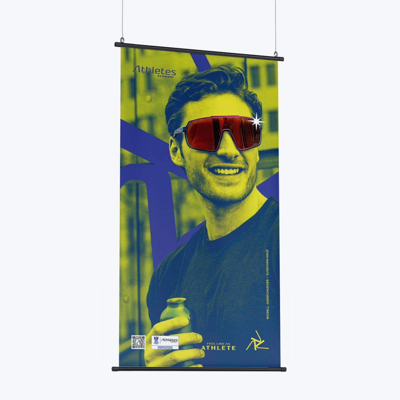 Althletes Neon Banner